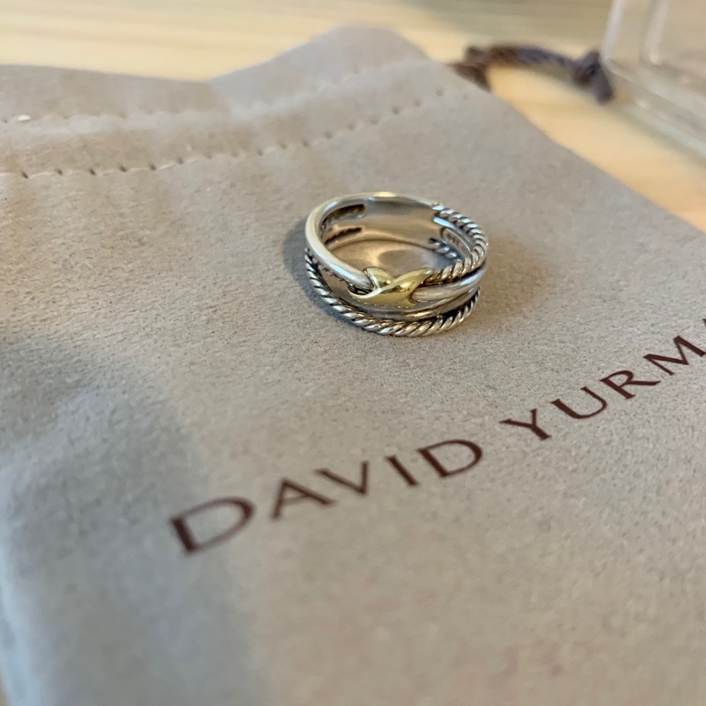 Authentic David Yurman Crossover X Ring